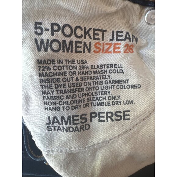 2/$30 James Perse Size 26 5-Pocket Jean - Picture 15 of 16